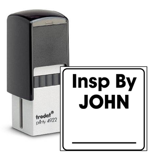 Name and Fill in Inspection Stamp