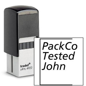 Business and Tester Inspection Stamp
