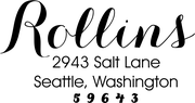 Rollins Return Address Stamp
