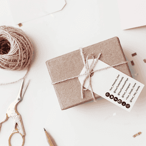 Social Media Handles Stamp Imprint Example