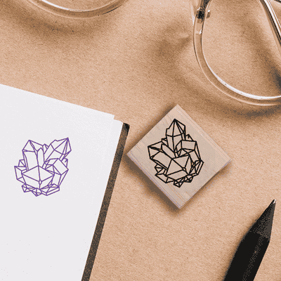 Gem Cluster Stamp - alternate view