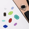 Emerald Jewel Stamp Lifestyle Photo and Imprint Example