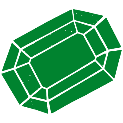 Emerald Jewel Stamp