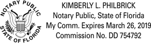 Florida Notary Public with Great Seal
