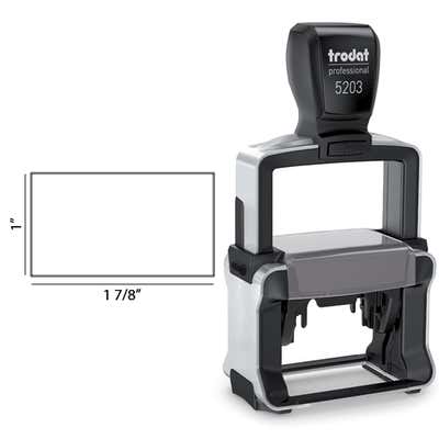 Trodat Professional 5203 Large Custom Text Stamp with up to 6 Lines - alternate view