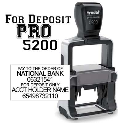 Trodat Professional 5205 Self-inking stamp for Logos