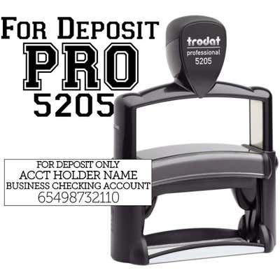Trodat Professional 5205 Self-inking stamp for Logos