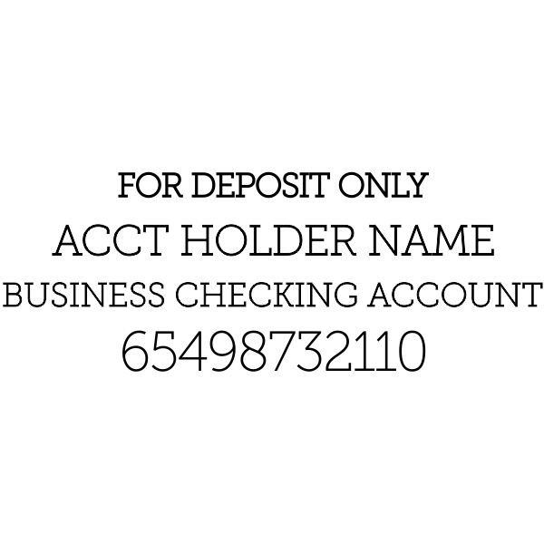 For Deposit Trodat 5205