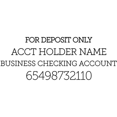 Trodat Professional 5205 For Deposit Stamp - alternate view