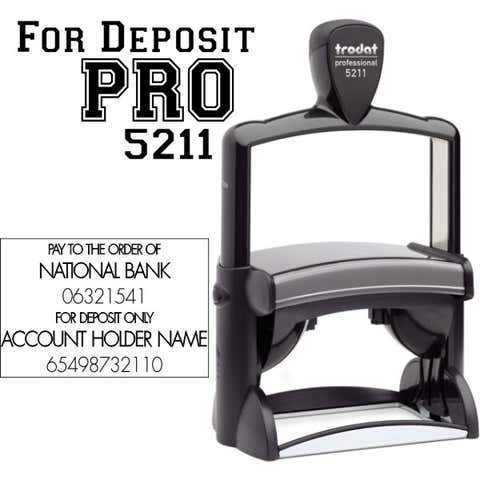 Trodat Professional 5211 For Deposit Stamp