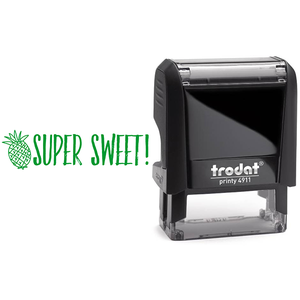 Super Sweet Pineapple Motivational Stamp Body and Design