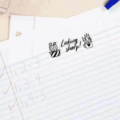 Looking Sharp Cactus Stamp - alternate view