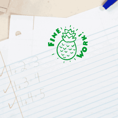 Fine Work Pineapple Stamp - alternate view