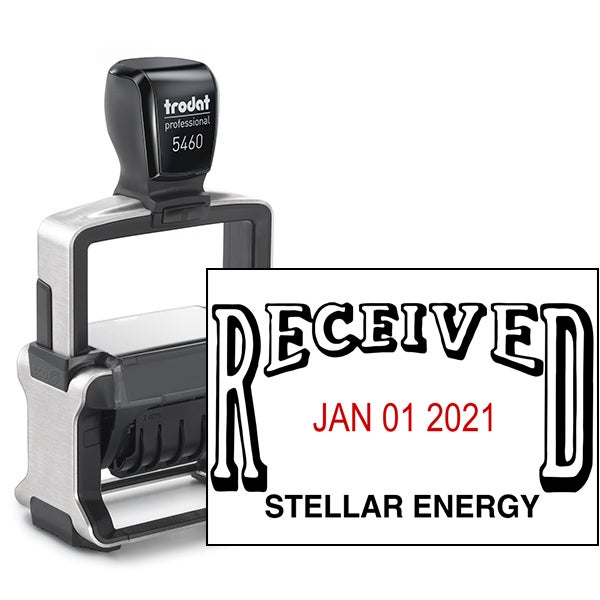 Trodat Professional Received Date Stamp
