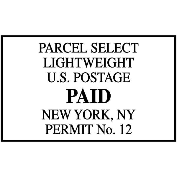 Parcel Select Mail Permit Stamp 