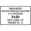 Package Services Mail Permit Stamp 
