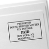 Package Services Mail Permit Stamp  Imprint Example