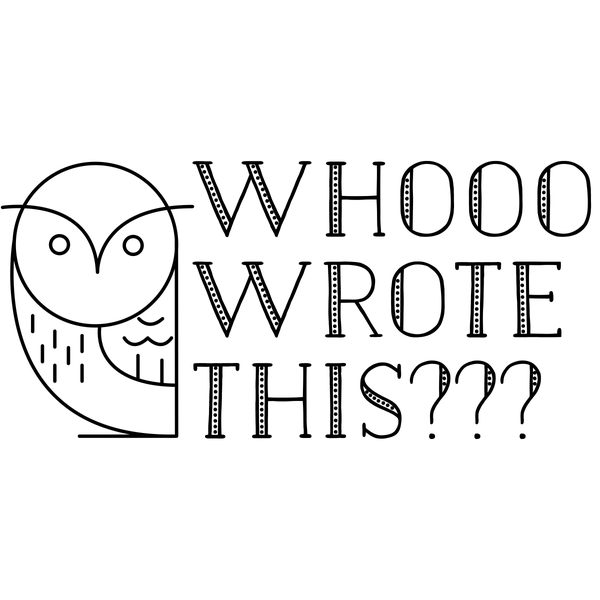Who Wrote This Owl Teacher Grading Stamp