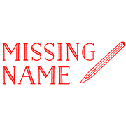 Pen Missing Name Teacher Grading Stamp