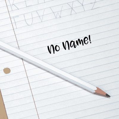 No Name Casual Teacher Grading Stamp - alternate view