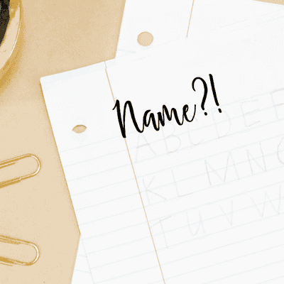 Name Exclamation Teacher Grading Stamp - alternate view