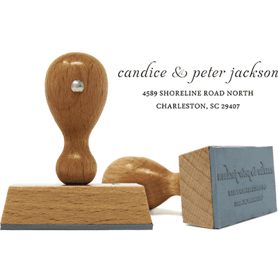 Jackson Handwritten Return Address Stamper