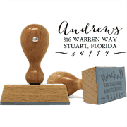 Andrews European Hand Address Stamp