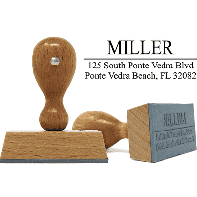 Last Name Address Stamp