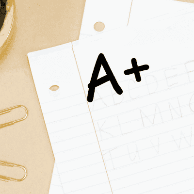 A+ Teacher Grading Stamp - alternate view