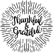 Thankful & Grateful Craft Stamp