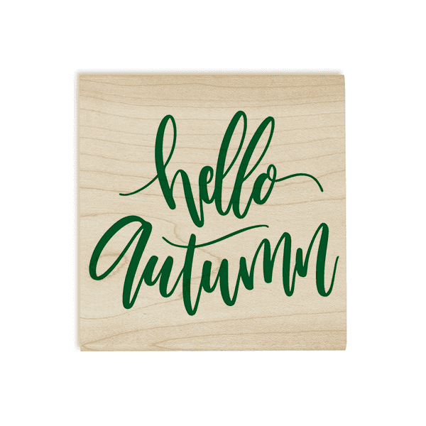 Hello Autumn Craft Stamp Body and Design