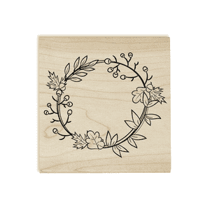 Autumn Wreath Craft Stamp Body and Design