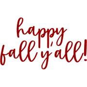 Happy Fall Y'all Craft Stamp