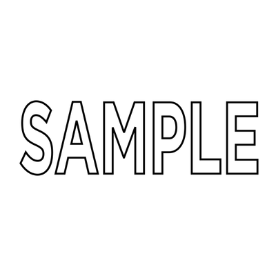 Sample Stock Stamp - alternate view