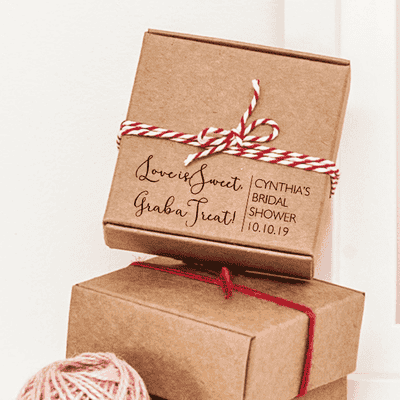 Love is Sweet DIY Wedding Stamp - alternate view