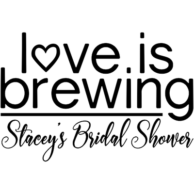 Love is Brewing DIY Wedding Stamp
