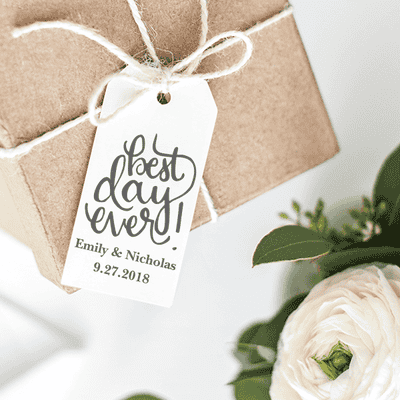 Best Day Ever DIY Wedding Stamp - alternate view