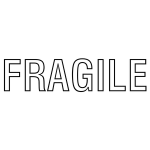 Fragile Stock Stamp