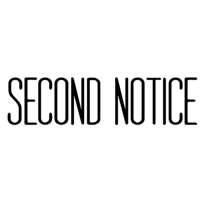 Second Notice Stock Stamp - alternate view