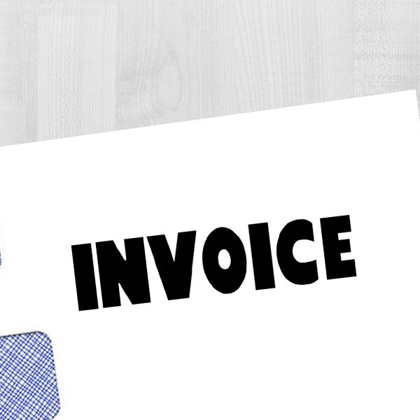 INVOICE Stock Stamp