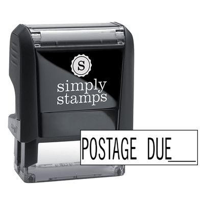 Postage Due Stock Stamp