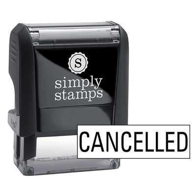Cancelled Stock Stamp