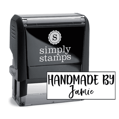 Custom Handmade By Signature Stamp