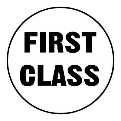 First Class Stock Stamp - alternate view