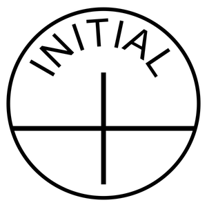 Initial Stock Stamp