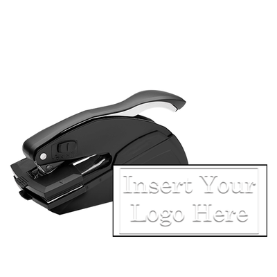 Rectangle Logo Embosser Seal - alternate view