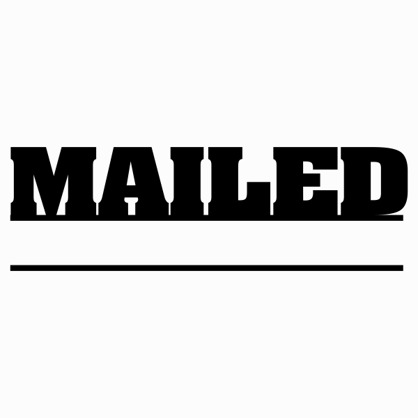 Mailed Stock Stamp 