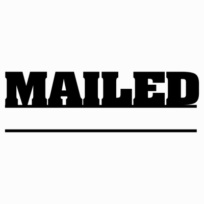 Mailed Stock Stamp - alternate view