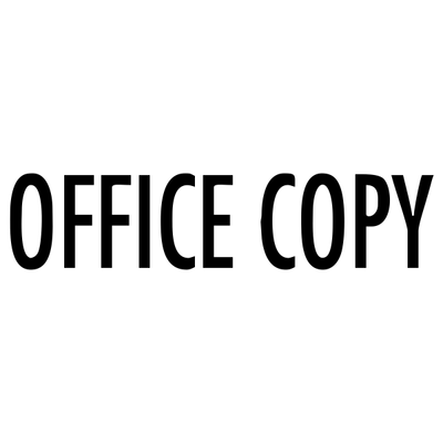 Office Copy Stock Stamp - alternate view