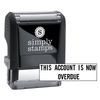 This Account Is Overdue Stock Stamp